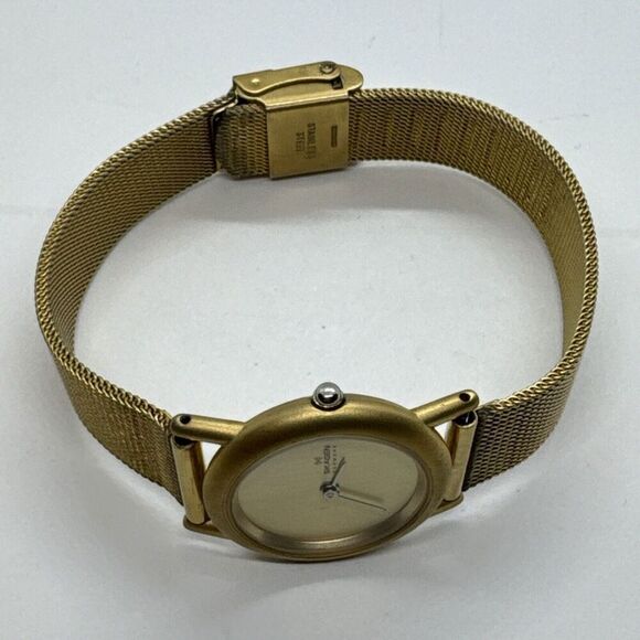 Skagen 45GG Women's Gold Tone Analog Dial Quartz Genuine Wrist Watch JNA568 - Picture 6 of 11